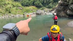 五峰,泛舟,上坪溪,暗流,新竹縣（圖／翻攝畫面）