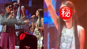 羅嘉良、女兒Sela。（圖／翻攝自微博）