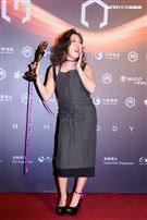 金曲36最佳台語女歌手獎、最佳台語專輯獎、年度專輯獎《Suí水》李竺芯（圖／記者趙于瑩攝影）