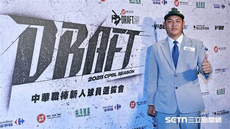 台鋼雄鷹選秀狀元韋宏亮。(圖/記者劉彥池攝影)