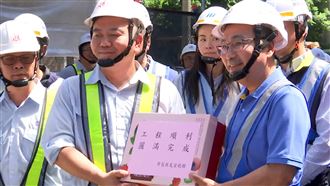 新北捷運工程　侯友宜視察土城樹林線進度