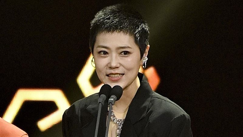 曹雅雯出席金曲獎。（圖／台視提供）