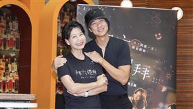 藝人劉書宏與丁寧出席新劇《拜六禮拜》的媒體聯訪。（圖／記者趙于瑩攝影）