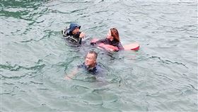 賴慧如拍攝落海戲前緊張神情曝光，坦言心跳加速到極點。（圖／民視提供）