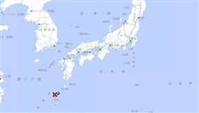 ▲截至7月2日上午9時14分，吐噶喇群島近海光今天就發生超過30次地震。（圖／翻攝自日本氣象廳）

