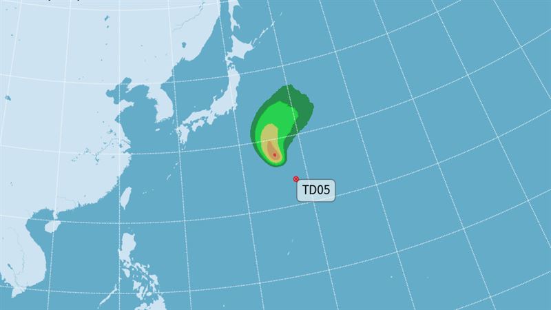 颱風木恩將生成!降雨機率曝光4地防大雨