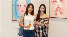 賈永婕與丈夫王兆杰日前現身許韶恩Lily畫展（圖／翻攝自臉書）