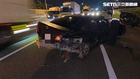 國道,車禍,國1,彰化段,酒駕,連環撞（圖／翻攝畫面）