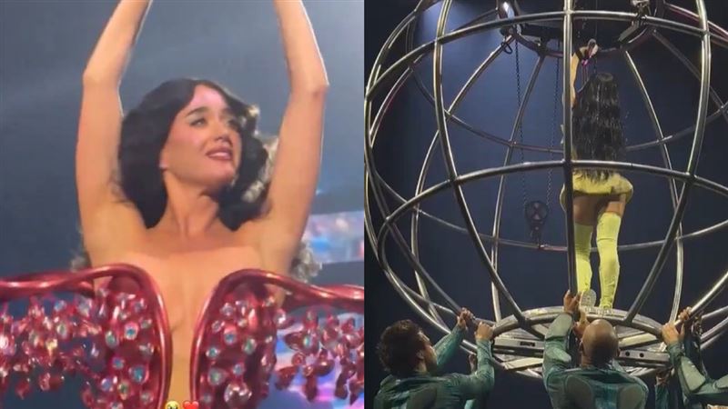 女星分手又遇舞台事故　半空險墜落畫面曝