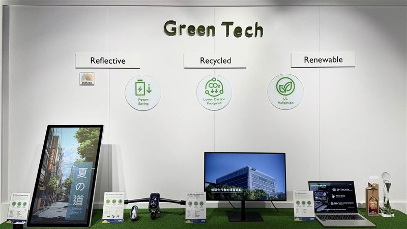 從碳排到綠電　友達把面板變成永續先鋒