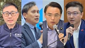 廖先翔（左起）、葉元之、洪孟楷、張智倫。（合成圖／資料照、廖先翔及張智倫提供、翻攝自葉元之臉書）