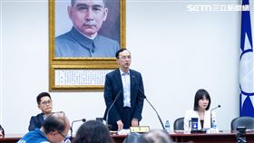 ▲國民黨0702中常會，黨主席朱立倫發表談話（圖／記者楊士誼攝影）
