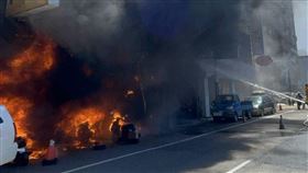 燒臘店,桃園,火警,火煙（圖／翻攝畫面）