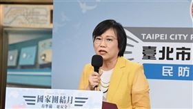 ▲內政部長劉世芳2日出席「國家團結月 守護之盾–防空避難體驗特展」開幕式 。（圖／內政部提供） 