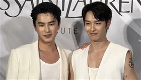 ▲新生代男神曾敬驊（左）、曹佑寧首度同框。（圖／記者王培驊攝影）