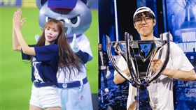 文慧真的弟弟其實來頭更大，竟然是《英雄聯盟》兩屆世界冠軍、目前正效力T1戰隊的Oner（文炫竣）。（合成圖／統一獅提供、翻攝自Oner X）