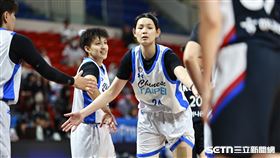 ▲2025瓊斯盃，世大運培訓隊中鋒郭虹廷執行罰球。（圖／記者劉彥池攝影）