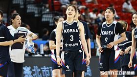 ▲2025瓊斯盃，韓國隊中鋒姜怡瑟。（圖／記者劉彥池攝影）