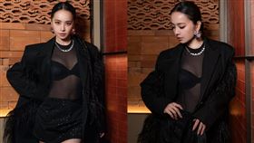 Jolin,蔡依林,Pleasure,中國南京,薄紗上衣,內衣（圖／蔡依林工作室微博）
