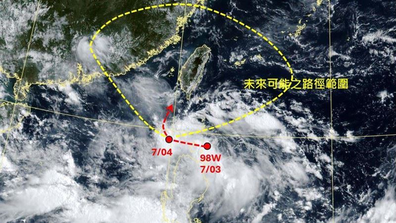 98W「就在家門口」！吳聖宇曝預測路徑