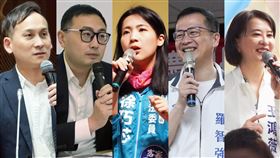 徐巧芯、王鴻薇、羅智強、葉元之、廖先翔。（合成圖／翻攝自臉書）