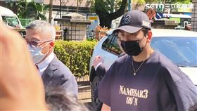 王大陸開庭首現身。（圖／記者莊淇鈞攝影）