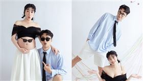 荒姨最近和老公去拍孕婦寫真。（圖／翻攝自IG）