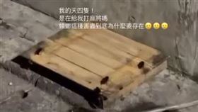 四海一家的板豆腐的器具爬滿蟑螂，讓爆料者看了頭皮發麻 。（圖／網友授權提供。）