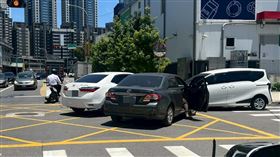 車禍現場情形。（圖／翻攝畫面）