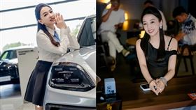 美女汽車業務牟倩文外型亮眼更擁有高挑美腿。