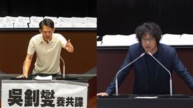 ▲黃國昌、沈伯洋（組合圖／圖左記者楊士誼攝影、圖右翻攝畫面）