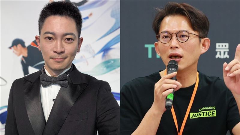 王顯瑜曾在播報新聞時開嗆黃國昌。（圖／翻攝自王顯瑜臉書、民眾黨團提供）
