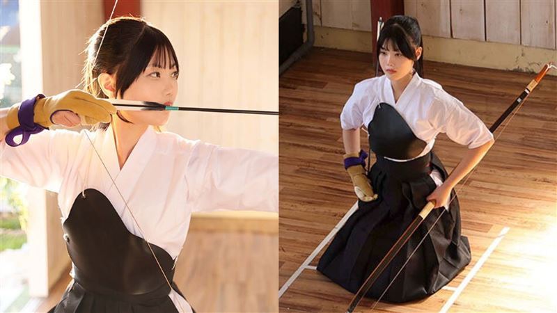 高中射箭8強女選手出道拍謎片！擁F級美胸