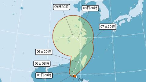 準颱逼近台灣！　「這1地」放假機會超高