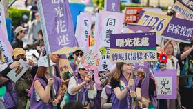 ▲護國大遶境花蓮誓師。（圖／反共護台聯盟提供）