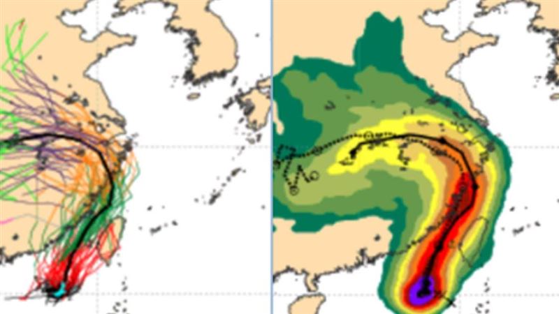 丹娜絲最強之姿進入台海　明後天嚴重威脅