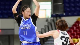 ▲台灣世大運女籃培訓隊4日在瓊斯盃不敵日本隊。（圖／中央社）