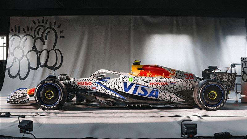 塗鴉不是只有牆上！藝術家重塑F1賽車