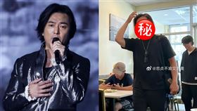  ▲57歲港星鄭伊健近日現身美國，狀態引發網友熱議。（圖／翻攝自微博）