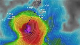 颱風。（圖／翻攝自「台灣颱風論壇｜天氣特急」臉書）