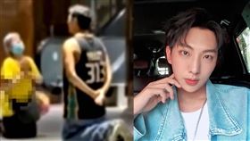 許明杰2022與西門町街頭賣芭樂的阿嬤爆發衝突重創演藝事業。（圖／翻攝自臉書、IG）