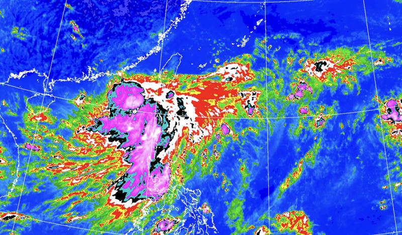 丹娜絲增強擦邊台灣北上　深夜將發陸警