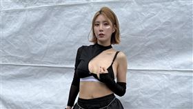  DJ妖嬌自爆奶是假的。（圖／記者王意馨攝影）