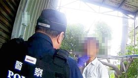 桃園,通緝犯,埔子派出所,機車騎士。（圖／翻攝畫面）