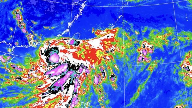 輕颱丹娜絲增強中　陸警首波警戒範圍曝光