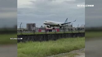 高雄陣風達9級　釜山航空班機降落重飛