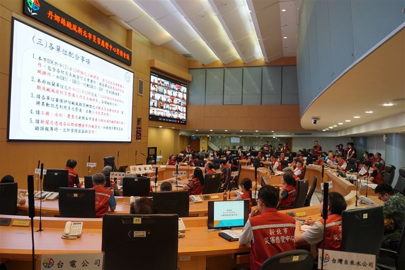 丹娜絲颱風襲台！新北市強化三級開設