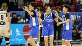 ▲台灣世大運女籃培訓隊5日在瓊斯盃以100：41痛宰泰國隊。（圖／籃協提供）