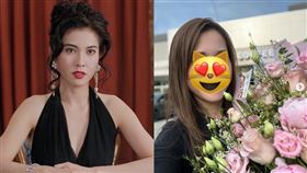 ▲57歲港星李婉華近況曝光。（圖／翻攝自微博）