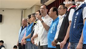 ▲朱立倫出席「新北市 挺勞權 顧客家 護民生 反惡罷」勞工、客家團體後援會聯合成立大會。（圖／記者詹宜庭攝影）